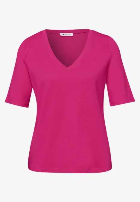T-shirt de base magenta dream