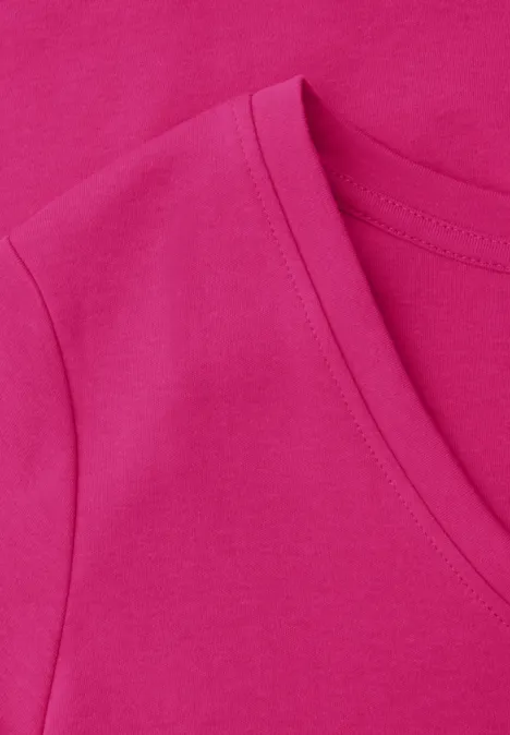 T-shirt de base magenta dream