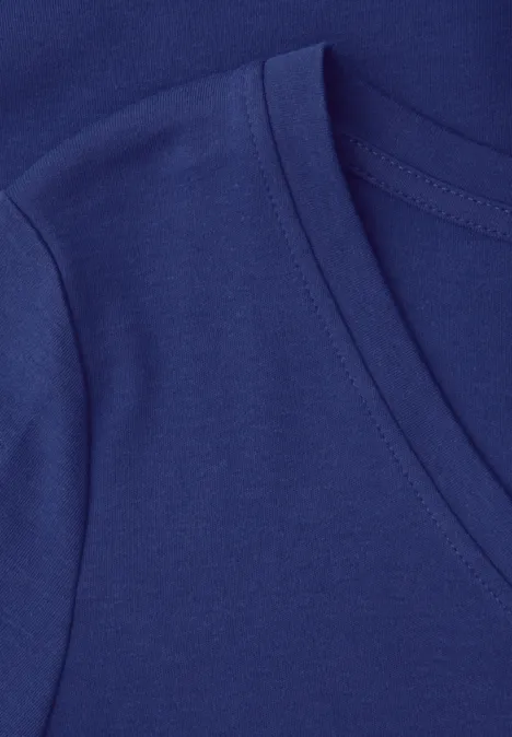 T-shirt de base amparo blue