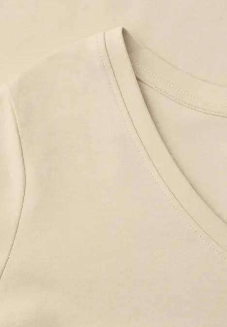 T-shirt de base smoke beige