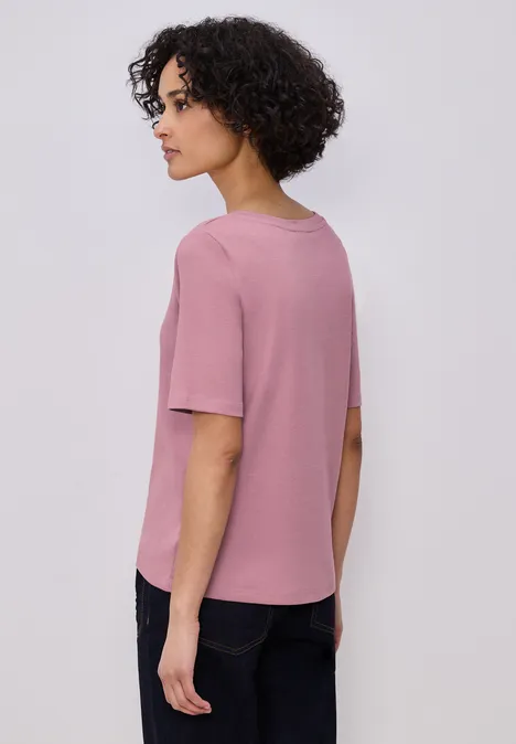 T-shirt de base clouded blush