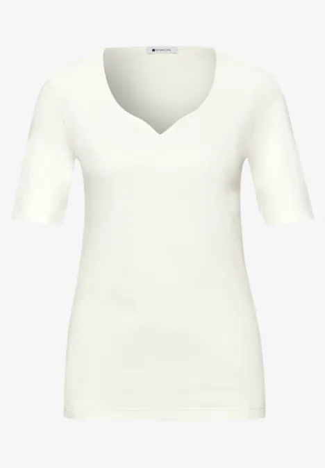 Basic koszulka off white Basic koszulka off white