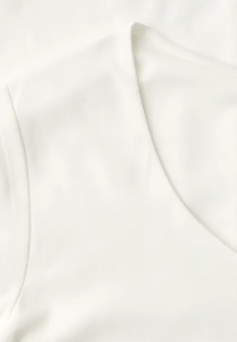 Basic koszulka off white Basic koszulka off white