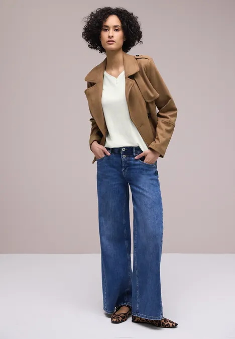 Shirt met knoopdetail off white