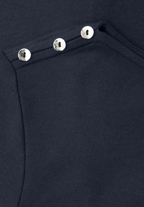 Shirt mit Knopfdetail shadowed navy Shirt mit Knopfdetail shadowed navy