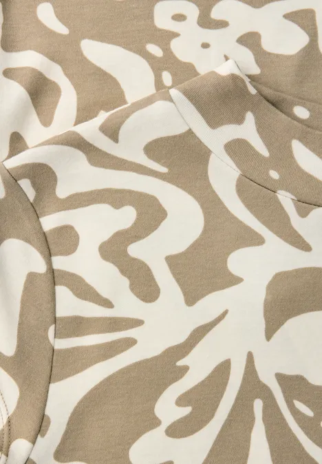 T-shirt de base à motifs safari beige