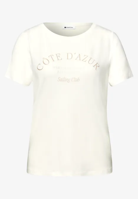 T-shirt avec wording off white