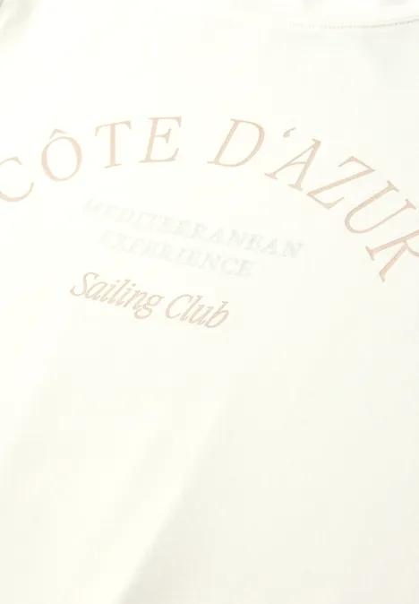 T-shirt avec wording off white