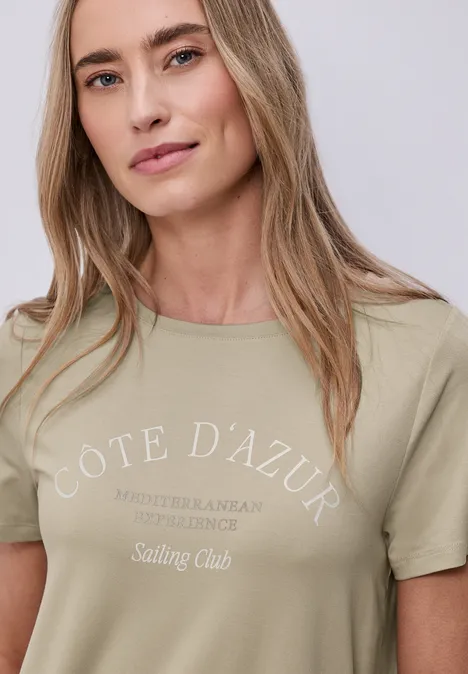 T-shirt avec wording cobble stone