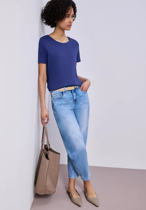 T-shirt de base amparo blue