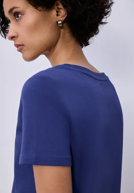 T-shirt de base amparo blue