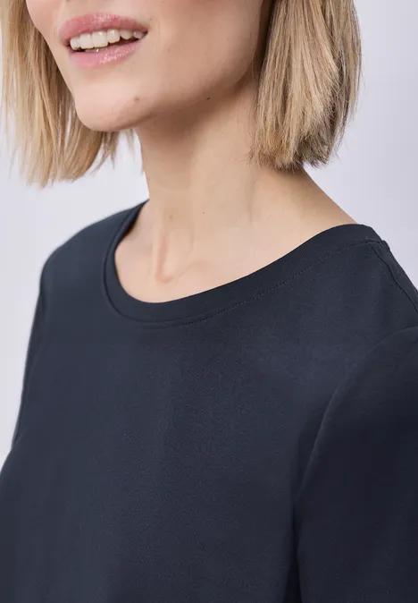 Basic T-Shirt shadowed navy Basic T-Shirt shadowed navy