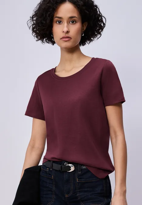 Basic T-Shirt truffle red
