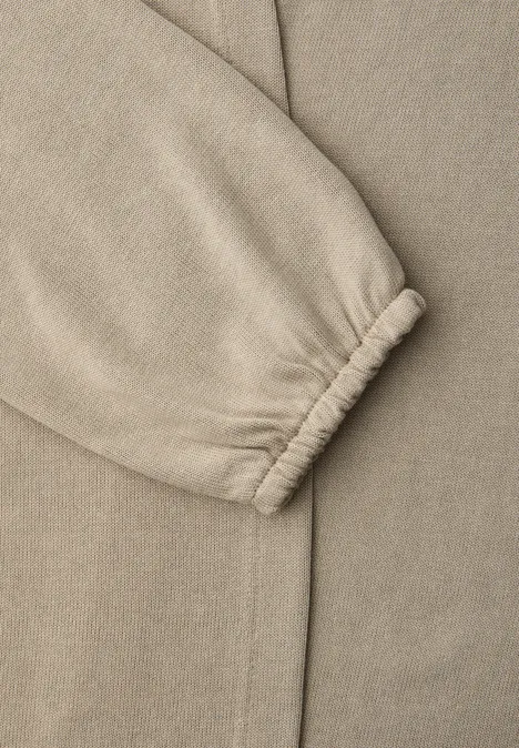 Veste à manches longues, coupe ouverte timeless beige