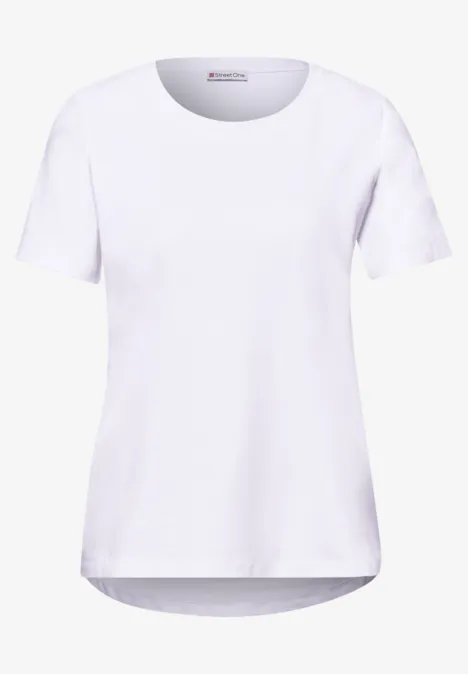 T-shirt long White