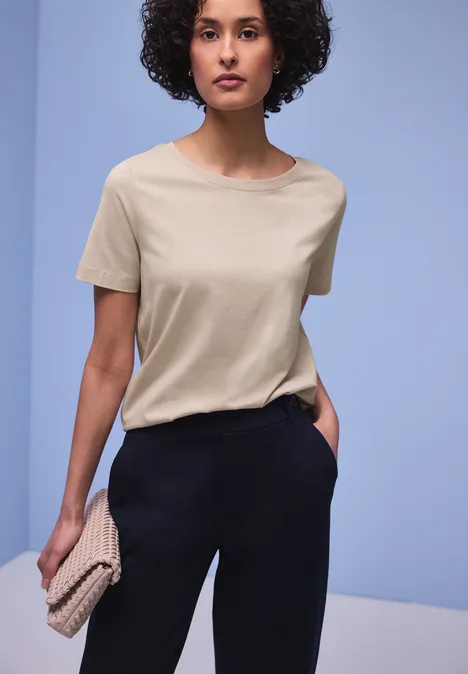 T-shirt long clay sand