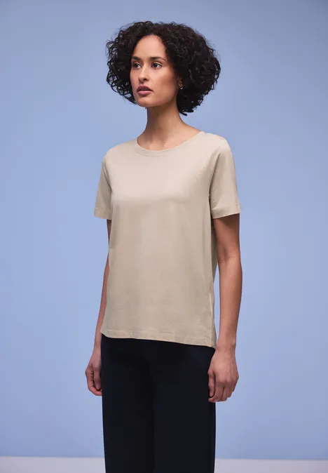 T-shirt long clay sand