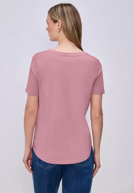 T-shirt long clouded blush