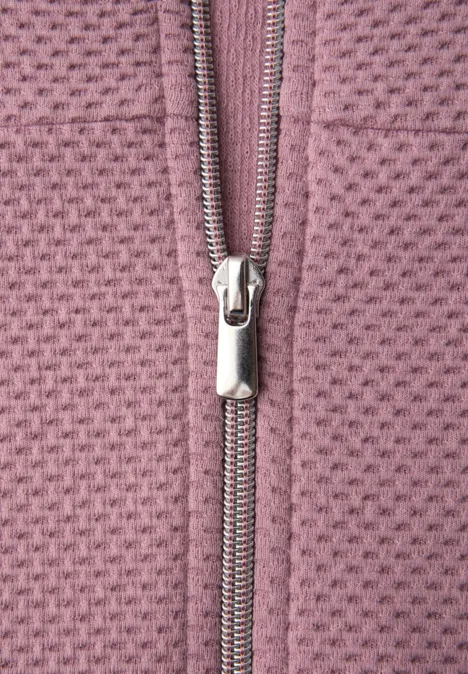 Langarm Jacke mit Turtle Neck clouded blush