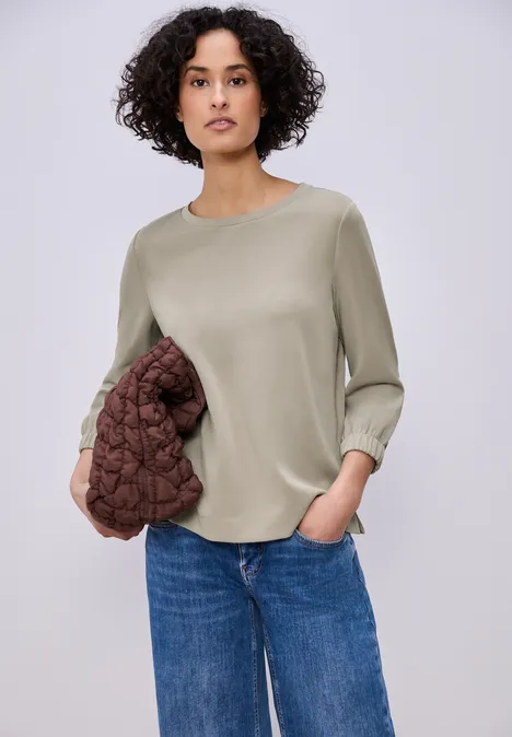 T-shirt en couleur unie timeless beige