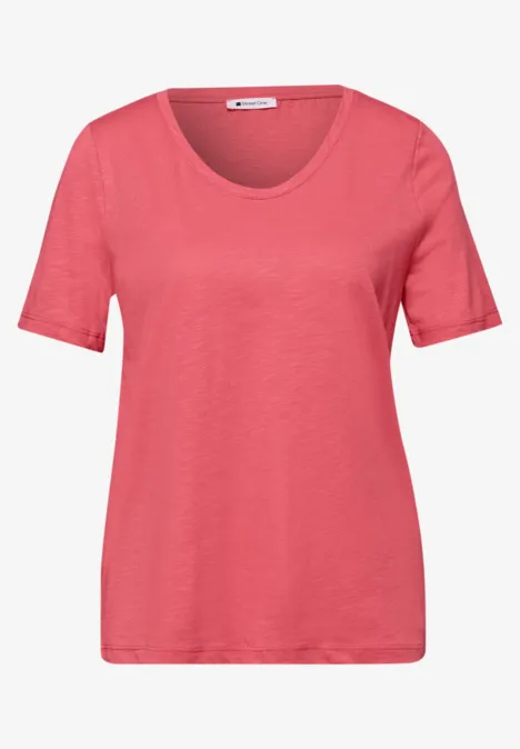 Basic Shirt striking coral