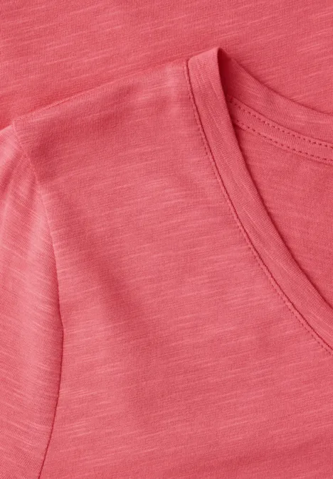 Basic Shirt striking coral
