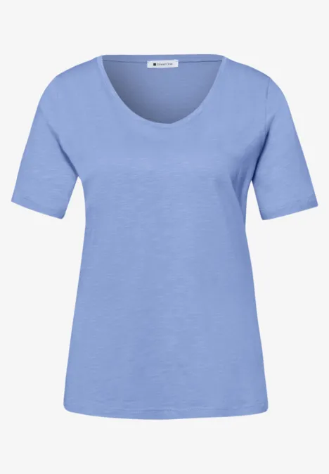 T-shirt de base drift blue