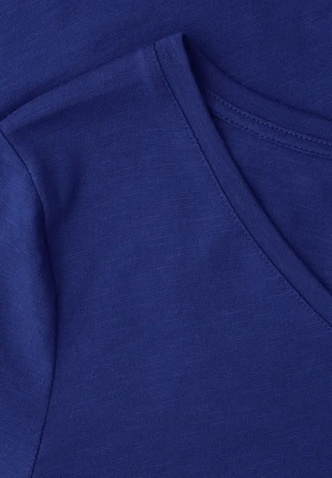 T-shirt de base amparo blue