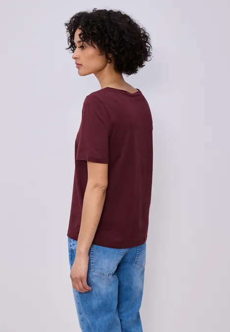 Basic Shirt truffle red