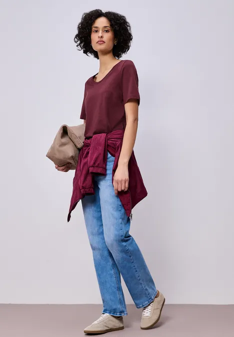 Basic Shirt truffle red