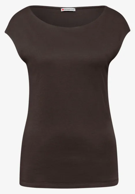 T-shirt de base espresso brown