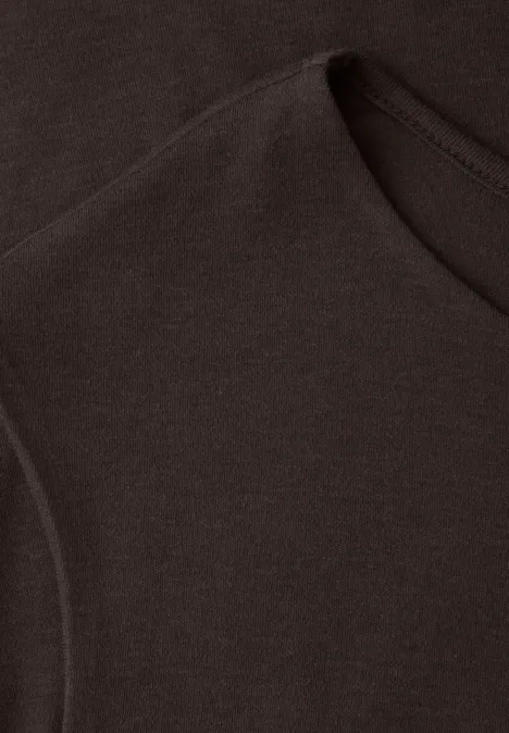 T-shirt de base espresso brown