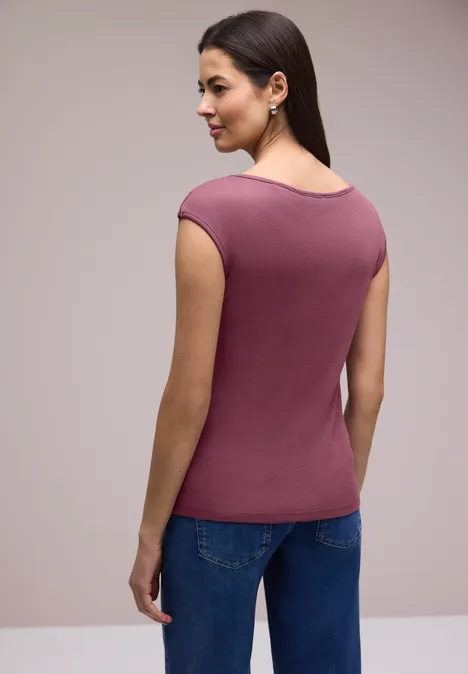 T-shirt de base dark clouded blush