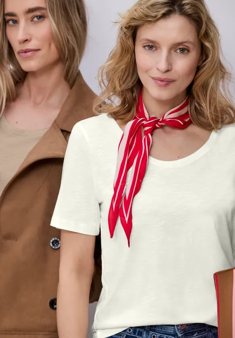 T-shirts basiques en pack de 2 off white/cotton beige