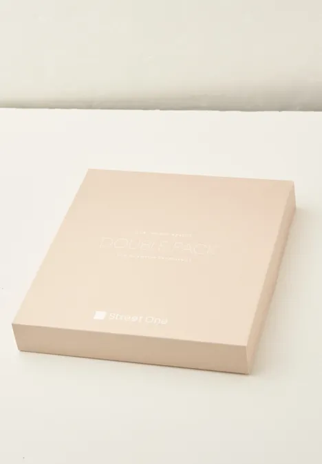 T-shirts basiques en pack de 2 off white/cotton beige