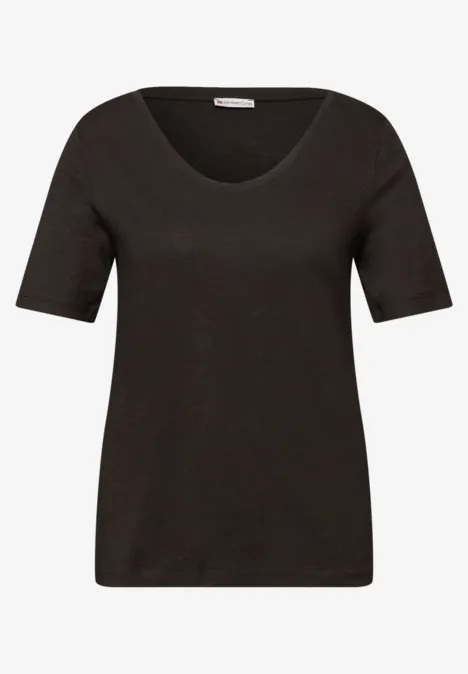 Basic T-Shirts im 2er-Pack espresso brown/clouded blush
