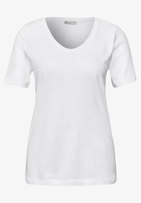 Basic T-Shirts im 2er-Pack white/timeless beige