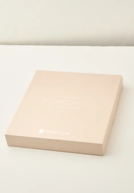 Basic Shirts im 2er-Pack off white/black