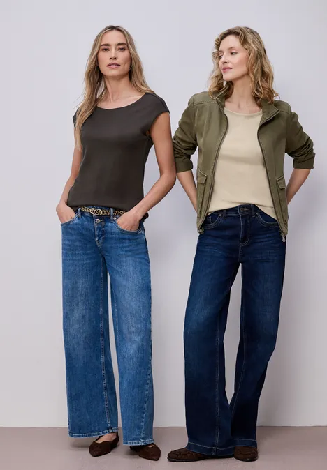 T-shirts basiques en pack de 2 cotton beige/espresso brown