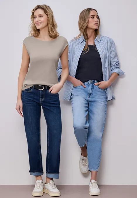 T-shirts basiques en pack de 2 shadowed navy/timeless beige