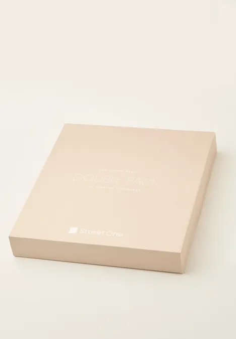 T-Shirts mit Herzausschnitt im 2er-Pack black/dark clouded blush T-Shirts mit Herzausschnitt im 2er-Pack black/dark clouded blush