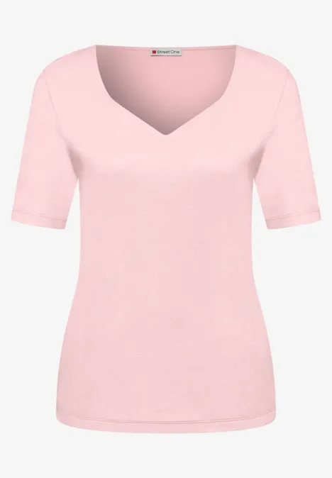 T-Shirts mit Herzausschnitt im 2er-Pack magenta dream/minimal rose T-Shirts mit Herzausschnitt im 2er-Pack magenta dream/minimal rose