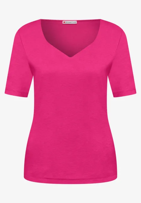 T-Shirts mit Herzausschnitt im 2er-Pack magenta dream/minimal rose T-Shirts mit Herzausschnitt im 2er-Pack magenta dream/minimal rose