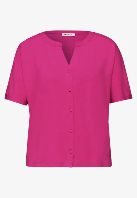 Dropped Shoulder Shirt im Tunika-Look magenta dream