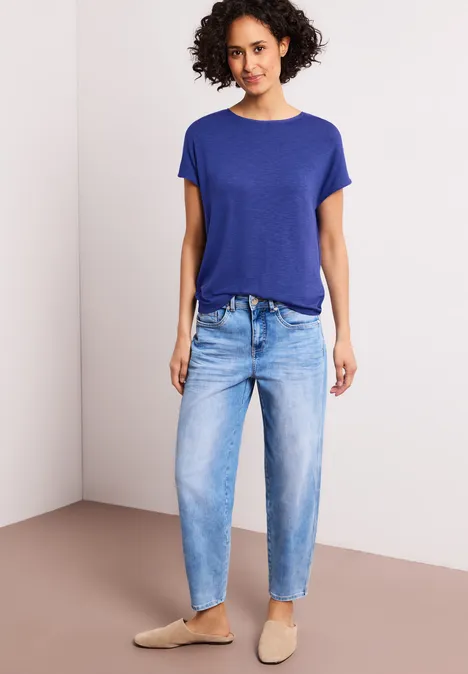 T-shirt à manches courtes avec encolure en U amparo blue T-shirt à manches courtes avec encolure en U amparo blue