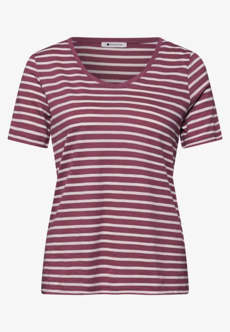 T-shirts avec col en V rond en pack de 2 dark clouded blush