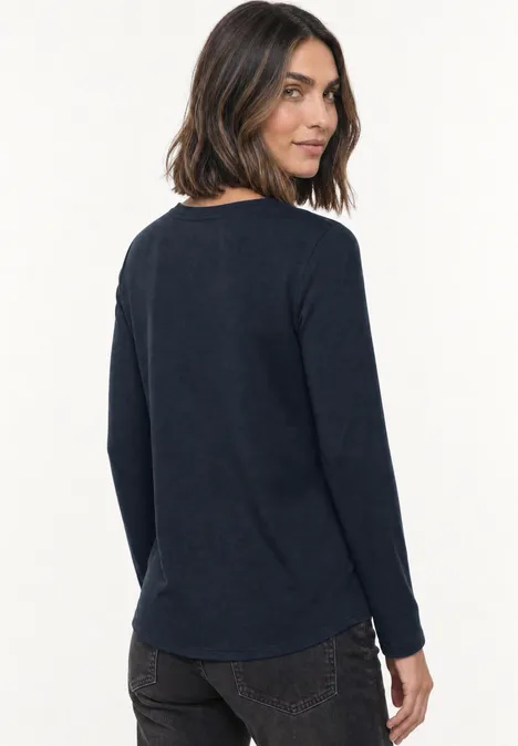 Langarm Shirts mit Rundhals im 2er-Pack darkest blue/clay sand Langarm Shirts mit Rundhals im 2er-Pack darkest blue/clay sand