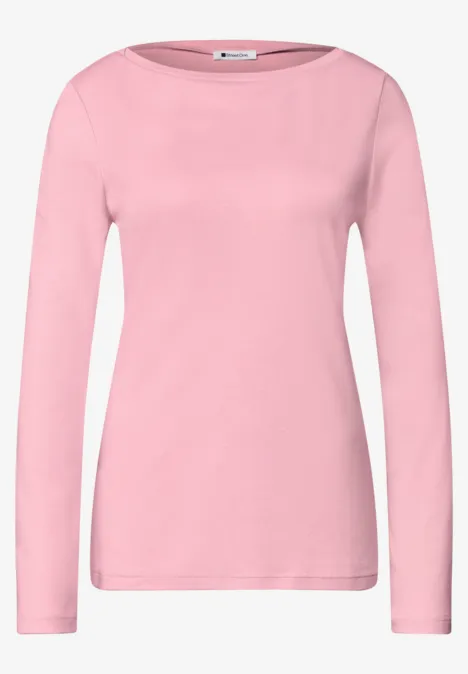 Langarm Shirts mit Boat Neck im 2er-Pack black coffee/vintage blush Rosafarbenes, schlichtes Langarmshirt mit Rundhalsausschnitt.