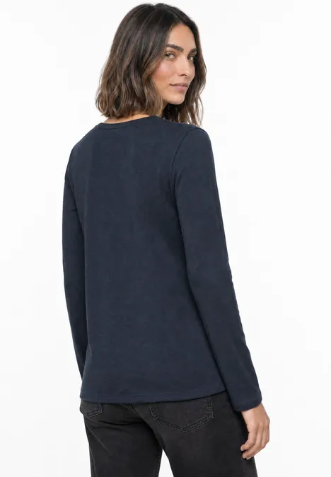 Lot de 2 t-shirts à manches longues et encolure bateau darkest blue/clay sand Lot de 2 t-shirts à manches longues et encolure bateau darkest blue/clay sand