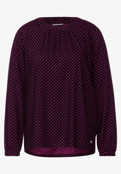 Bluse in softer Viskose lavish pink